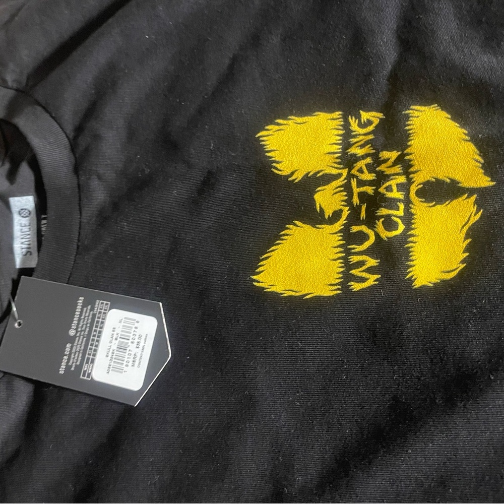 Stance Wu-Tang Black and Yellow Short Sleeve Tee